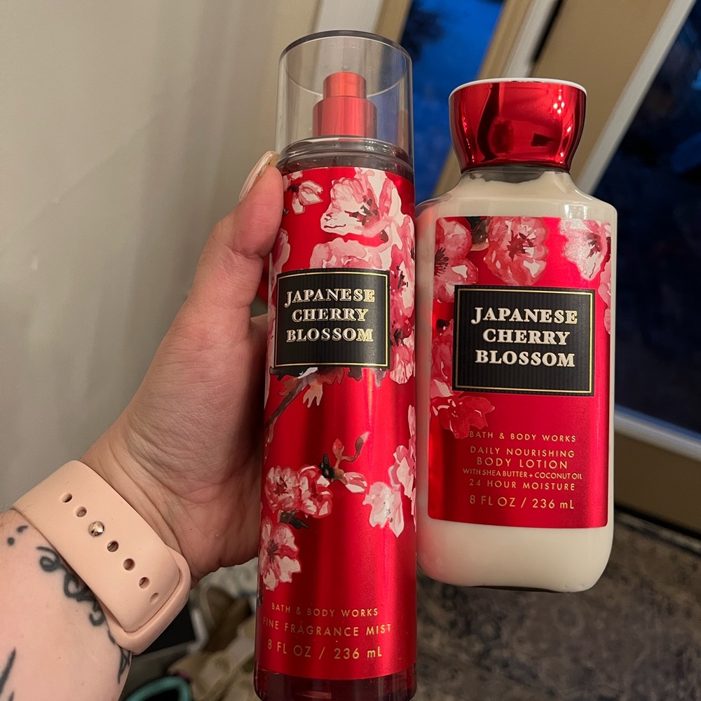 B&BW japanese cherry blossom trio